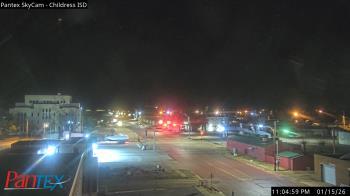 Weather camera view of Childress ISD.