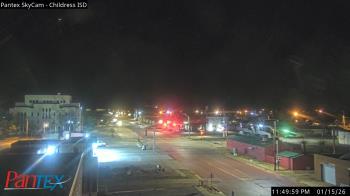 Weather camera view of Childress ISD.