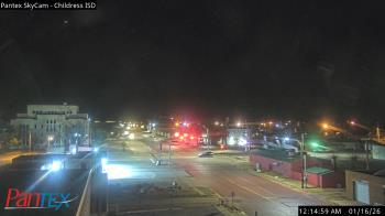 Weather camera view of Childress ISD.