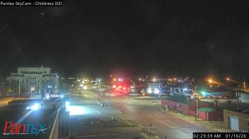 Weather camera view of Childress ISD.