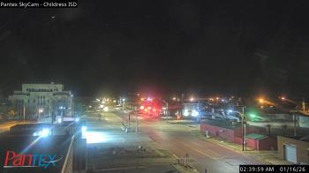 Weather camera view of Childress ISD.