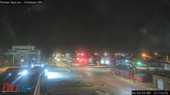 Weather camera view of Childress ISD.