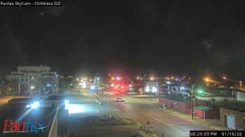 Weather camera view of Childress ISD.