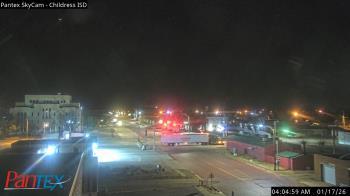 Weather camera view of Childress ISD.