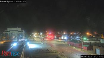 Weather camera view of Childress ISD.