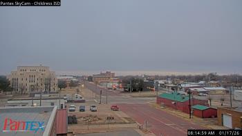 Weather camera view of Childress ISD.