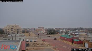 Weather camera view of Childress ISD.