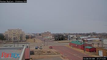 Weather camera view of Childress ISD.