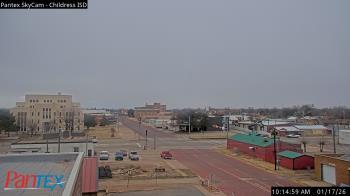 Weather camera view of Childress ISD.