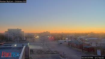 Weather camera view of Childress ISD.