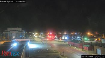 Weather camera view of Childress ISD.