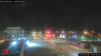 Weather camera view of Childress ISD.