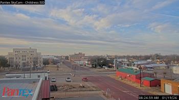 Weather camera view of Childress ISD.