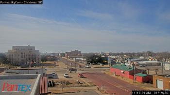 Weather camera view of Childress ISD.