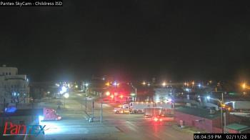 Weather camera view of Childress ISD.
