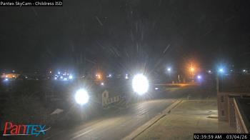Weather camera view of Childress ISD.