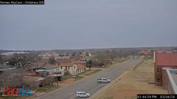 Weather camera view of Childress ISD.
