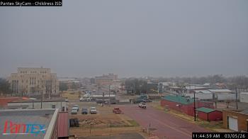 Weather camera view of Childress ISD.