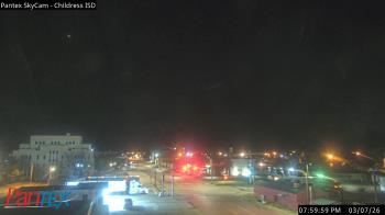 Weather camera view of Childress ISD.