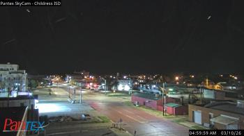 Weather camera view of Childress ISD.