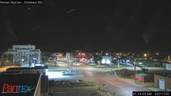 Weather camera view of Childress ISD.