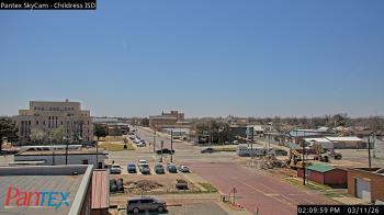 Weather camera view of Childress ISD.