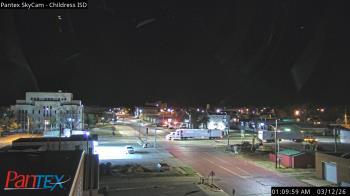Weather camera view of Childress ISD.