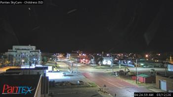 Weather camera view of Childress ISD.