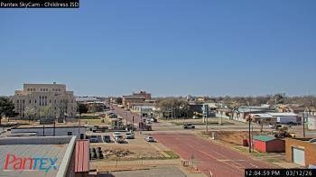 Weather camera view of Childress ISD.