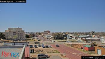 Weather camera view of Childress ISD.