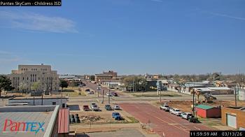 Weather camera view of Childress ISD.