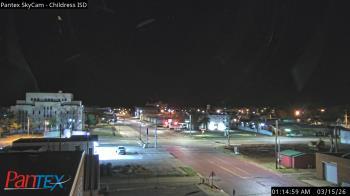 Weather camera view of Childress ISD.