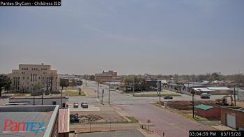 Weather camera view of Childress ISD.