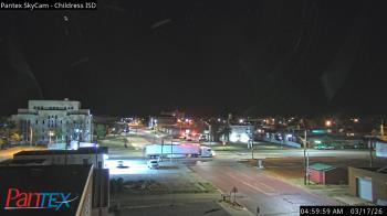 Weather camera view of Childress ISD.