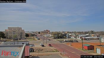 Weather camera view of Childress ISD.