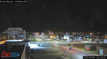 Weather camera view of Childress ISD.