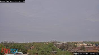 Weather camera view of Childress ISD.