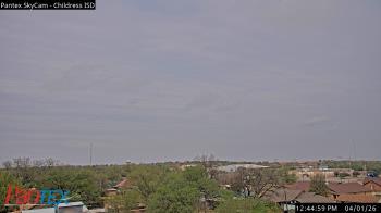 Weather camera view of Childress ISD.