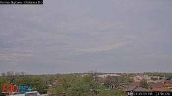 Weather camera view of Childress ISD.