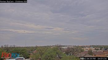 Weather camera view of Childress ISD.