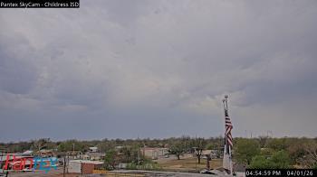 Weather camera view of Childress ISD.