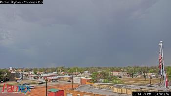 Weather camera view of Childress ISD.