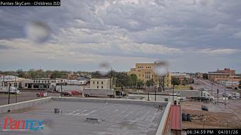 Weather camera view of Childress ISD.