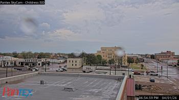 Weather camera view of Childress ISD.