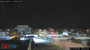Weather camera view of Childress ISD.