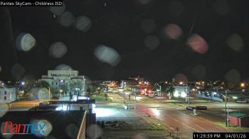 Weather camera view of Childress ISD.