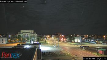 Weather camera view of Childress ISD.