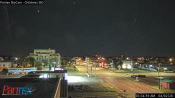 Weather camera view of Childress ISD.