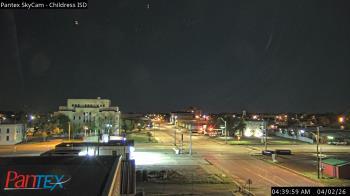 Weather camera view of Childress ISD.