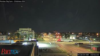 Weather camera view of Childress ISD.